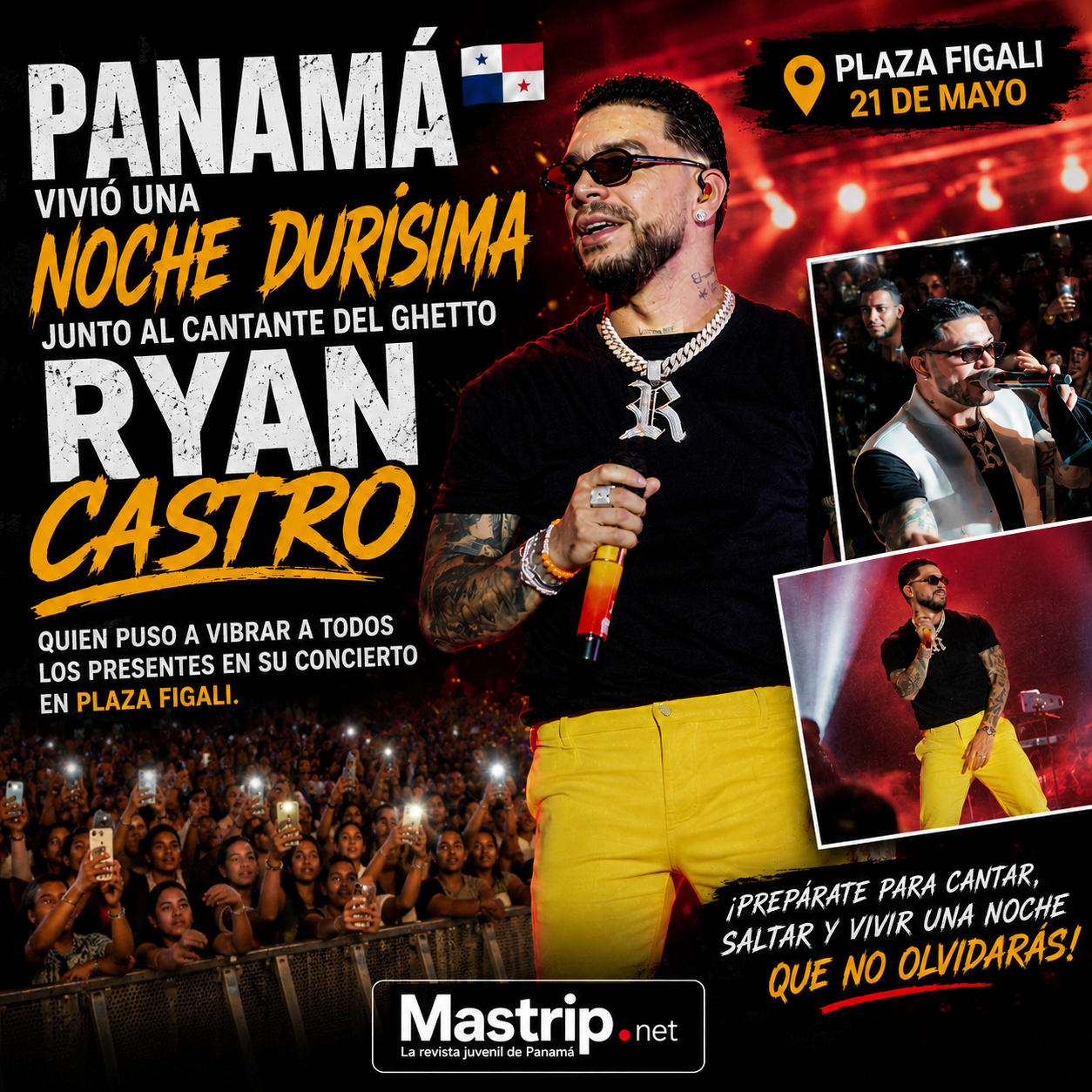 CONCIERTO DE RYAN CASTRO EN PANAMÁ 2026